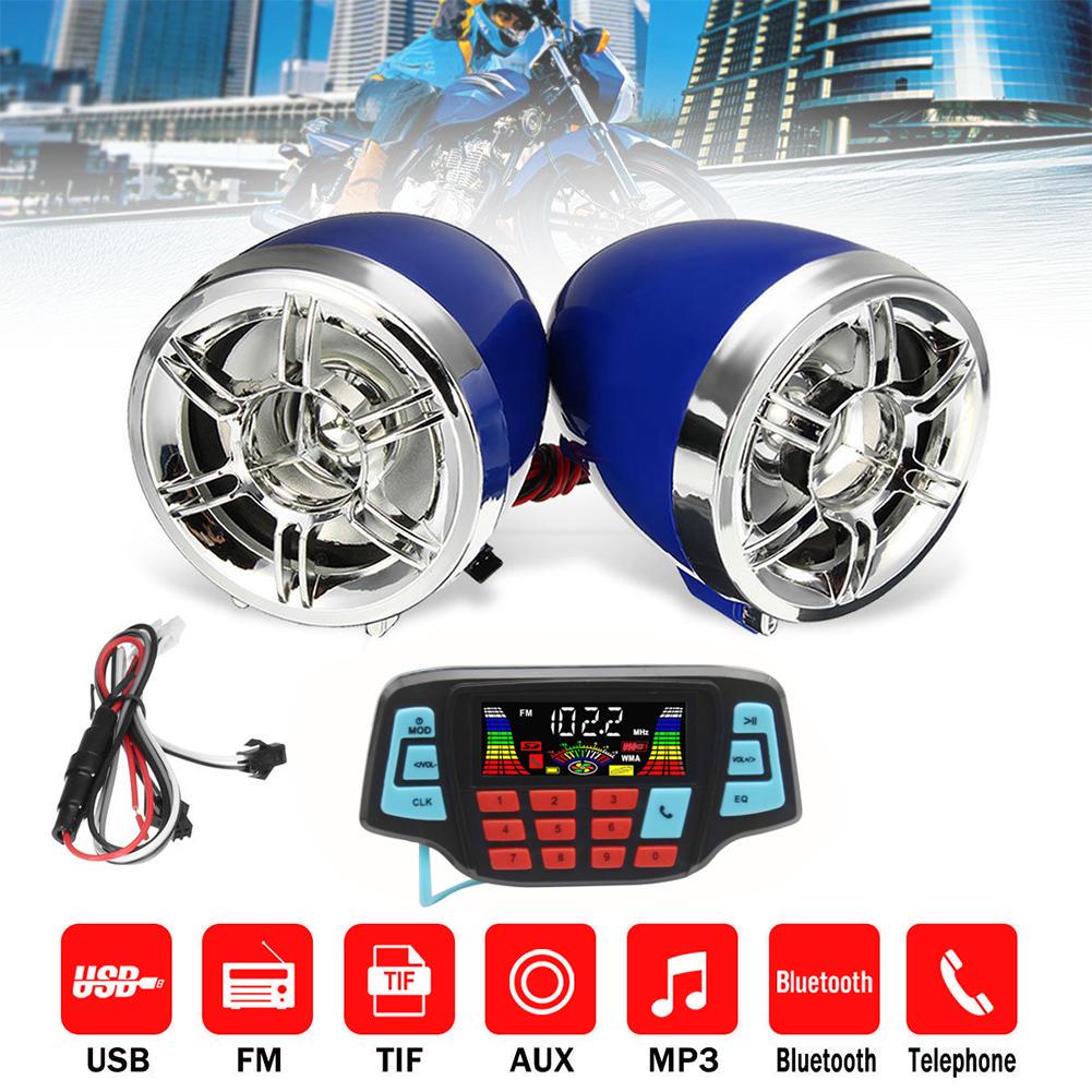 Buy Motorcycle Handlebar Audio System Bluetooth USB TF FM Radio MP3