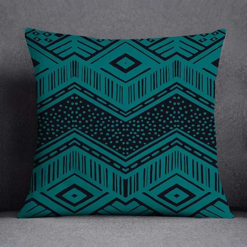 

Housse de coussin décorative à motif Animal Floral vert foncé, taie d oreiller carrée décorative pour la maison et le bureau 45x45cm