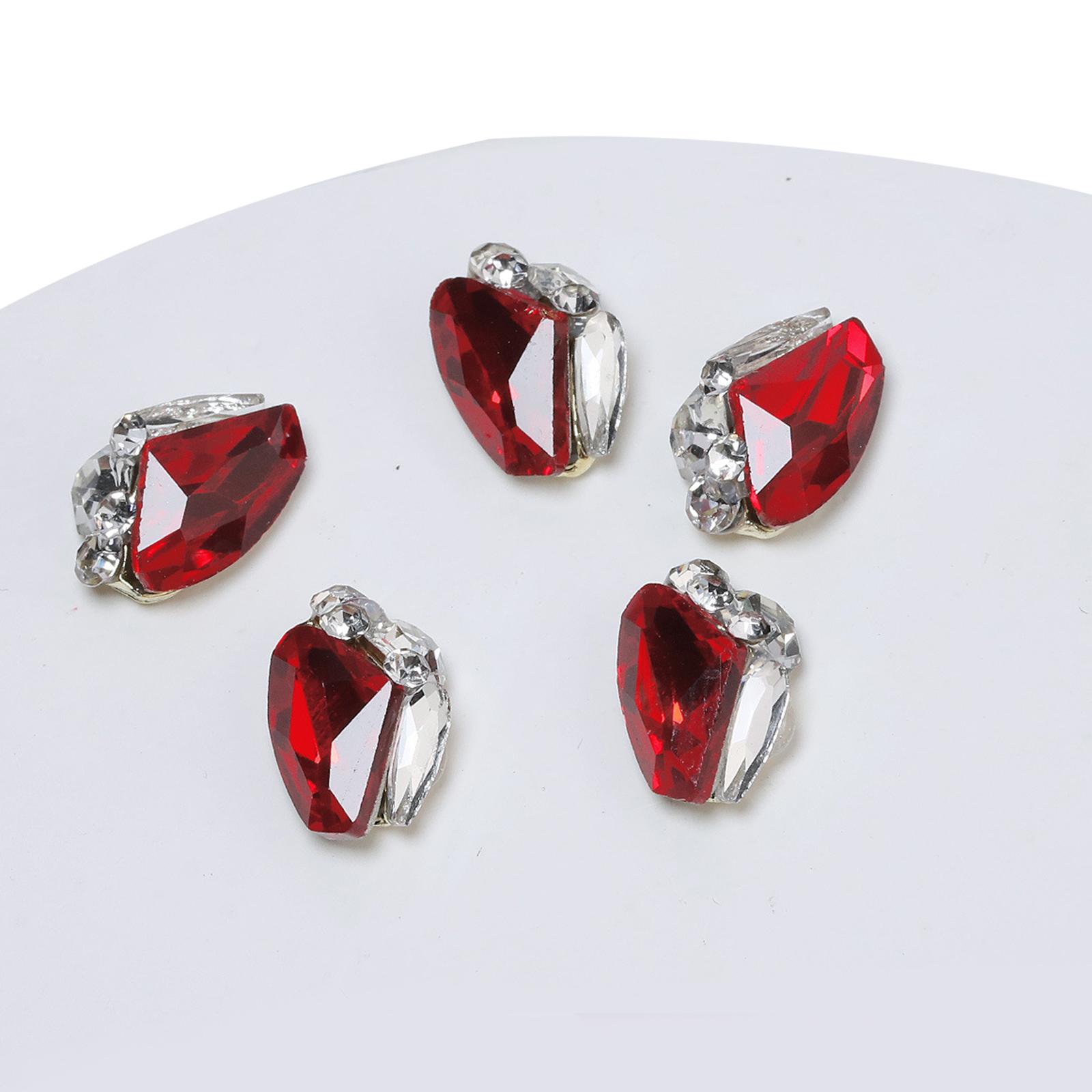 

5 шт. Стразы для дизайна ногтей своими руками для украшения маникюра добавят моду вашим ногтям для женщин и девушек D