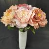 Artificial Peony Flowers Stems Wedding Centerpiece Vintage Style Home Floral