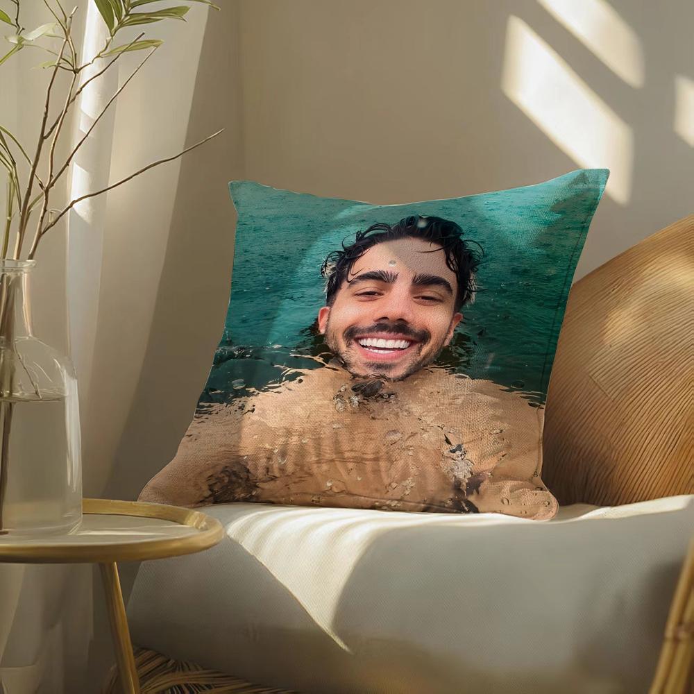 Celebrityfedev-Vigevani Kissenbezug Kissenhülle, beidseitig bedruckt, Sofakissen, Schlafzimmer Kopfteil