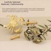 Hardware Crab Design Drawer Handles Luxury Closet Door Knobs Vintage Brass Cabinet Pulls  Window