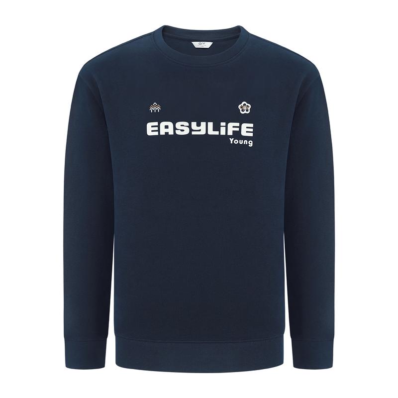 Goldlion GY Men s Casual Round Neck Cotton Sweatshirt M
