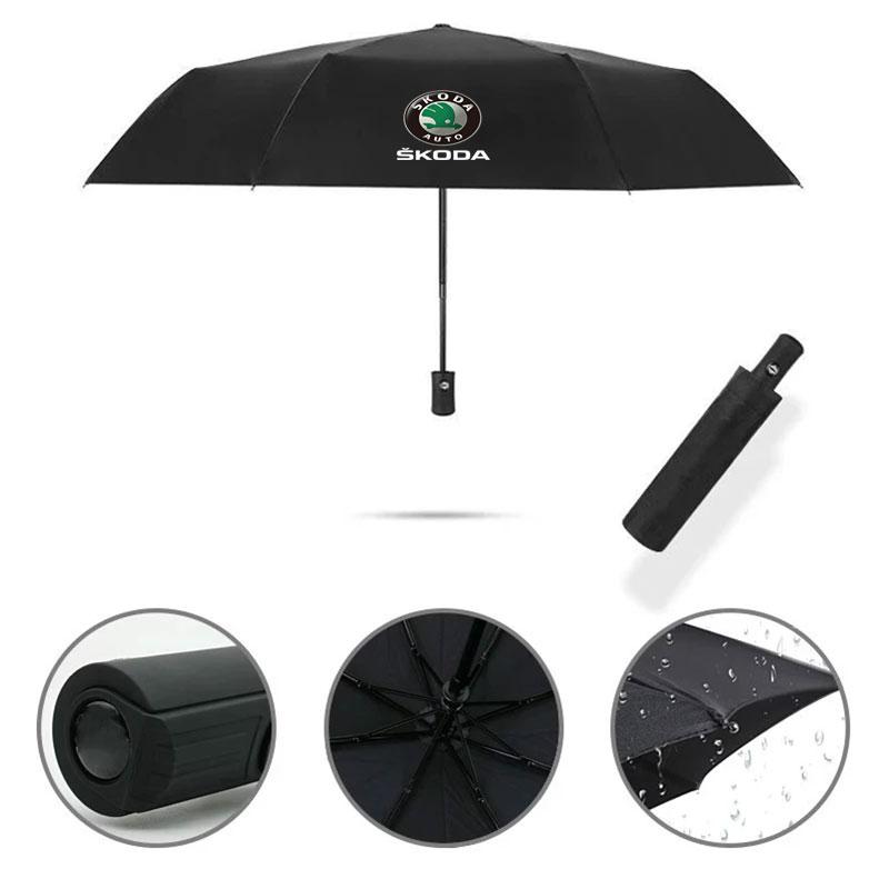 Samochodowy W pełni Automatyczny Parasol Gruby Odporny na UV Parasol Dla Skoda octavia 3 2 superb 3 kodiaq Fabia Kamiq Karoq Akcesoria Samochodowe