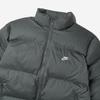 Nike Logo Print Stand Collar Zip Long Sleeve Jacket Men Jackets Gray FB7369-068