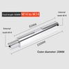 1Pc M14 Thread Adapter Angle Grinder Extension Rod 75/100/140mm Thread Adapter Rod Polishing Pad Grinding Connection Rod DIY