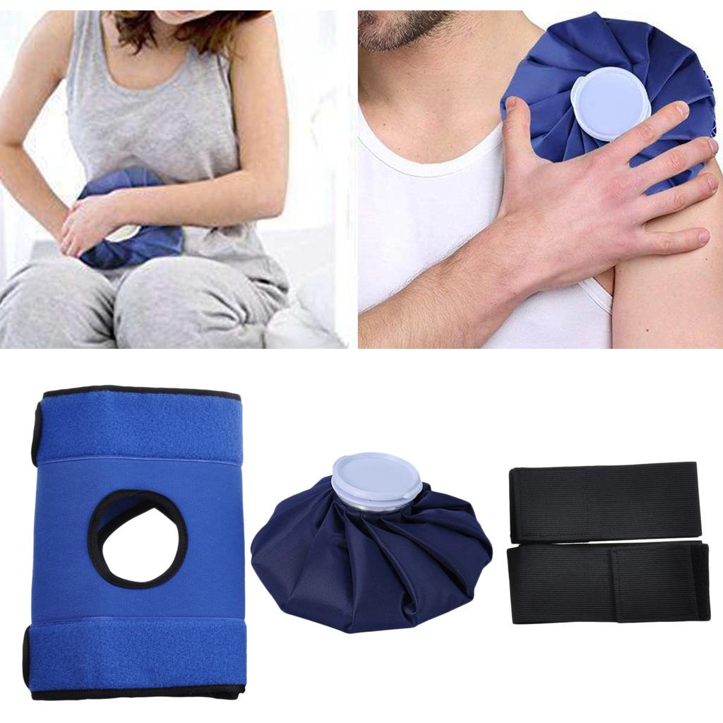 1PCS Sport Injury Ice Bag Reusable Heat Cold Cooler Pack For Injury Knee Head First Aid Therapy Pain Relief Medical Ice Bag