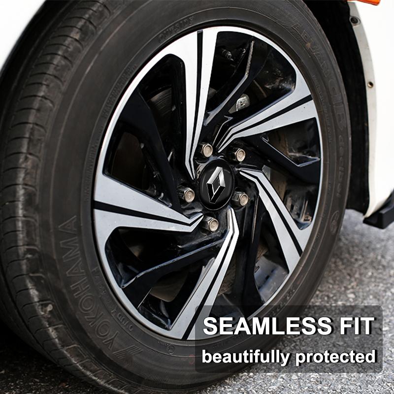 4Pcs 56MM Car Wheel Rims Center Hub Caps Emblem Car Accessories For Renault Dacia Koleos 1 Clio Laguna 2 Megane 2 3 Duster Logan Captur