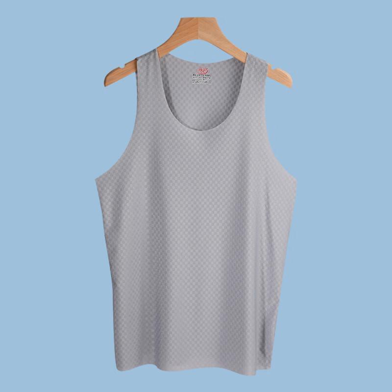 

Мужская бесшовная спортивная майка LangSha из ледяного шелка