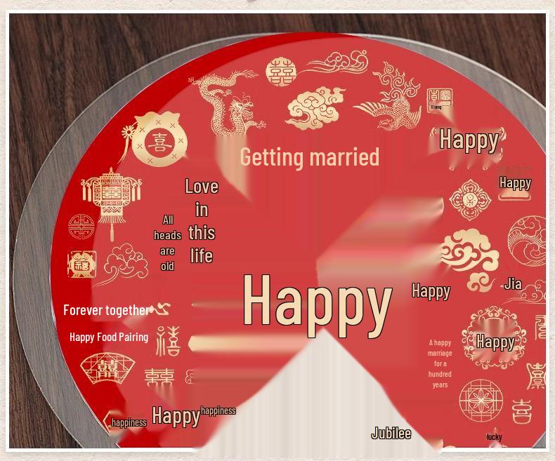 Heaven Official's Blessing Calligraphy Photo Frame: Longevity, Wealth, Treasure - High-End National Style Office Ornament