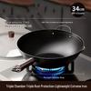 ZISIZ Cast Iron Wok