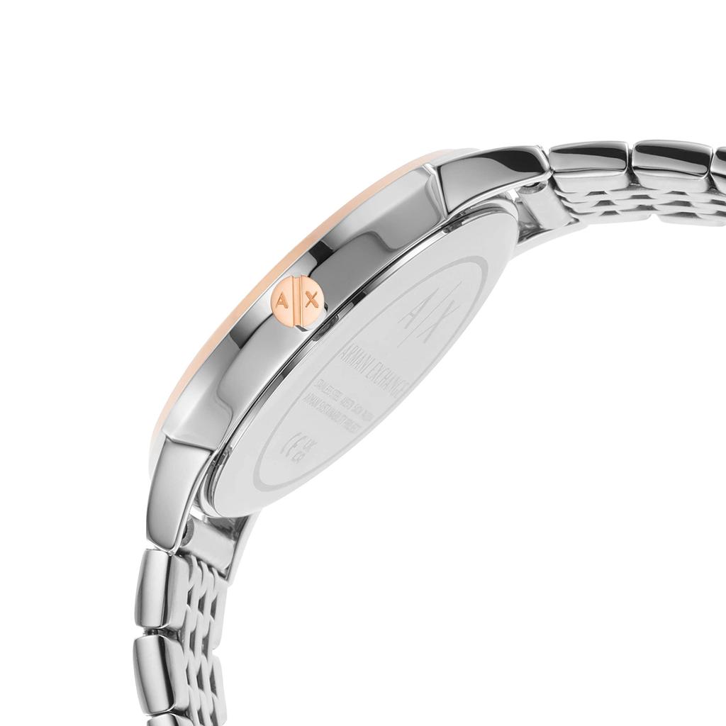 Analog Silver Dial Ladies Watch Two Tone [Armani Exchange] T-SERIES