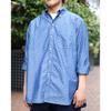 Used [New] BEAMS PLUS B.D. Indigo Chambray Print: XL