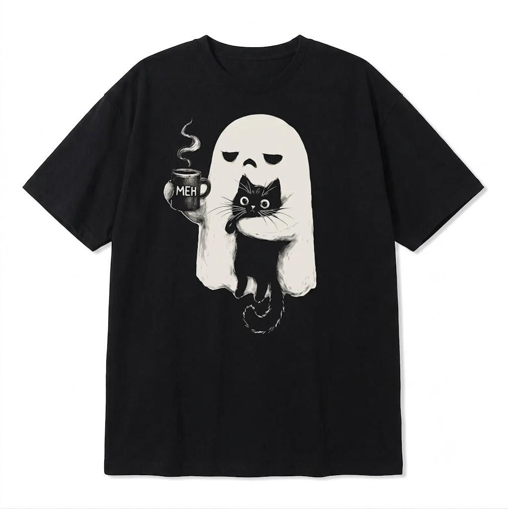 Cat Spooky Cat Spooky Halloween Black T Shirt Gift For Friends