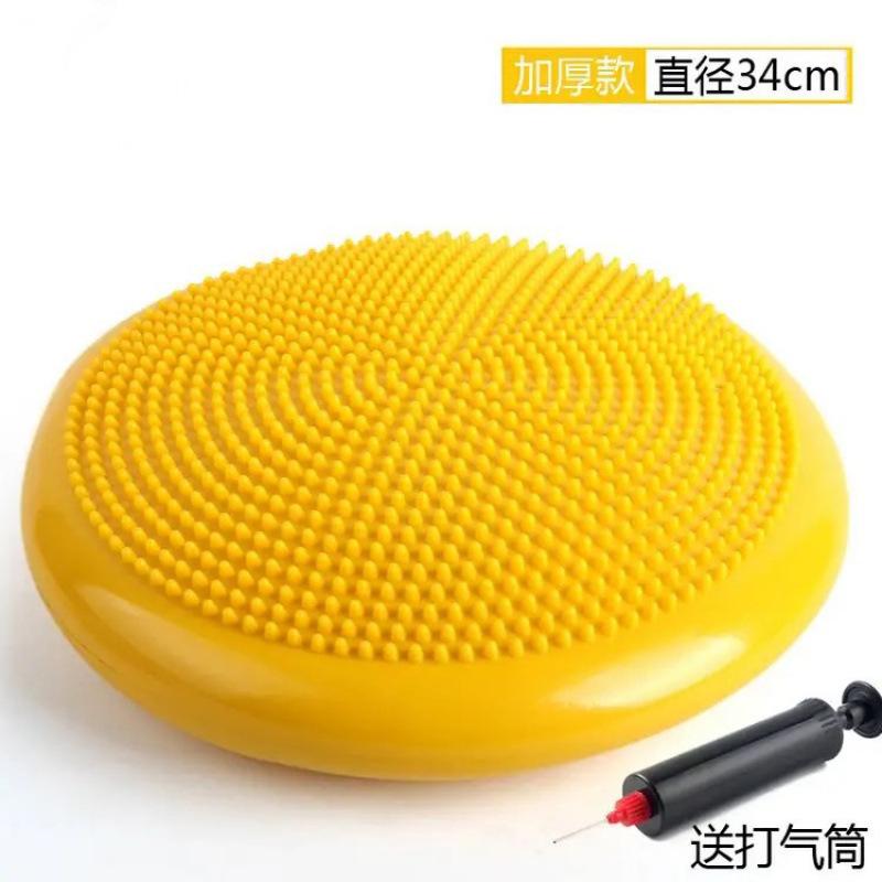 Yoga Balance Mat PVA Material Core Training Foot Stepping Air Cushion Semi-circular Balance Ball Thickened Exercise Equipment
