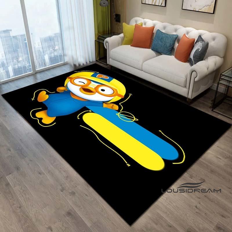 2026 Tappeti con Motivo a Forma di Pesce Carino P-Pororo-Park 15 Misure Tappetino per Pavimento Soggiorno Camera da Letto Comodino Tappeto Area Tappeto per Giochi Camera dei Bambini Decorazione per la Casa