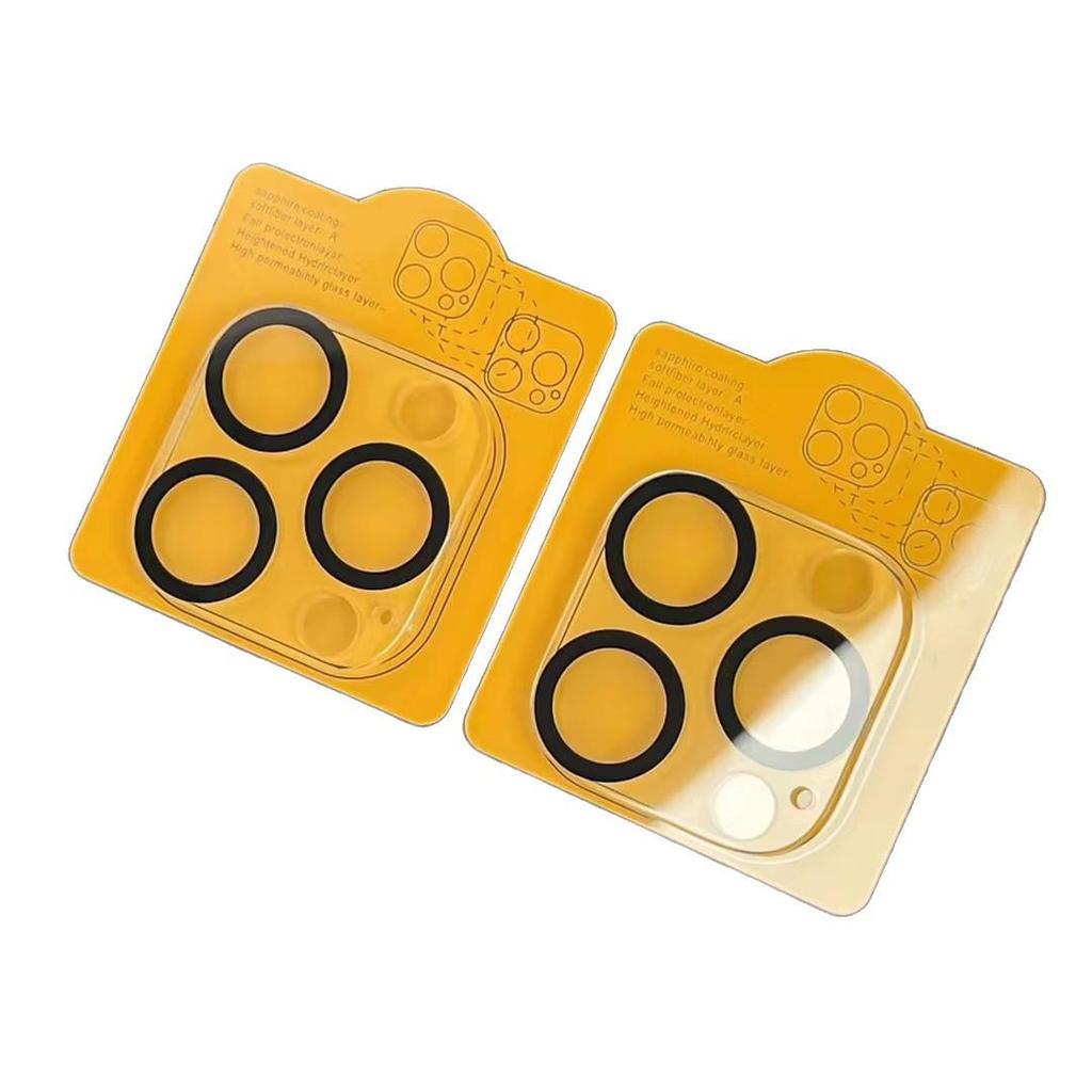 3D Silk Screen Tempered Glass Camera Lens Protector for iPhone 17 Pro Max