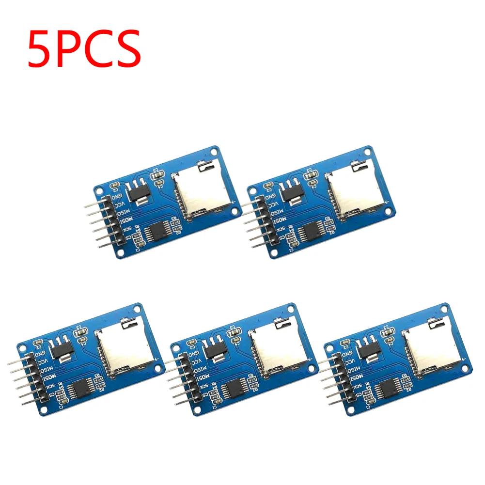1-4pcs Micro SD Storage Expansion Board With 6 Pins 5V 3.3V Micro SD TF Card Memory Shield Module SPI for Arduino DIY Kit