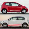 Car Side Door Sticker Vinyl Decal Sport Racing Stripes Graphics Accessories For Volkswagen Up Hatchback Eco VW Cross up Mii