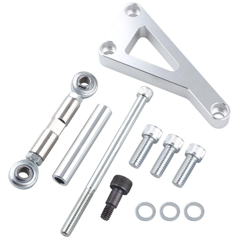 Polished Finish Alternator Bracket Kit Adjustable Design Adjustable Bracket Kit Engine Replacement