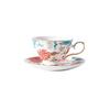 Chinese floral coffee cups, plates, hand-painted gold-plated afternoon tea, exquisite ceramic souvenirs