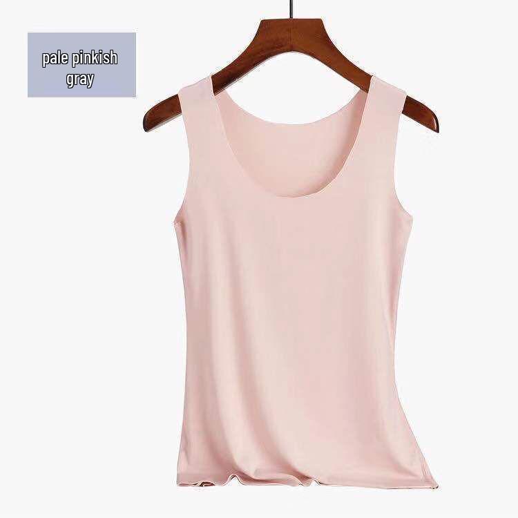 Women's Seamless Slim-Fit Modal Camisole – Plus Size Solid Color Spring/Summer Outerwear Base Layer