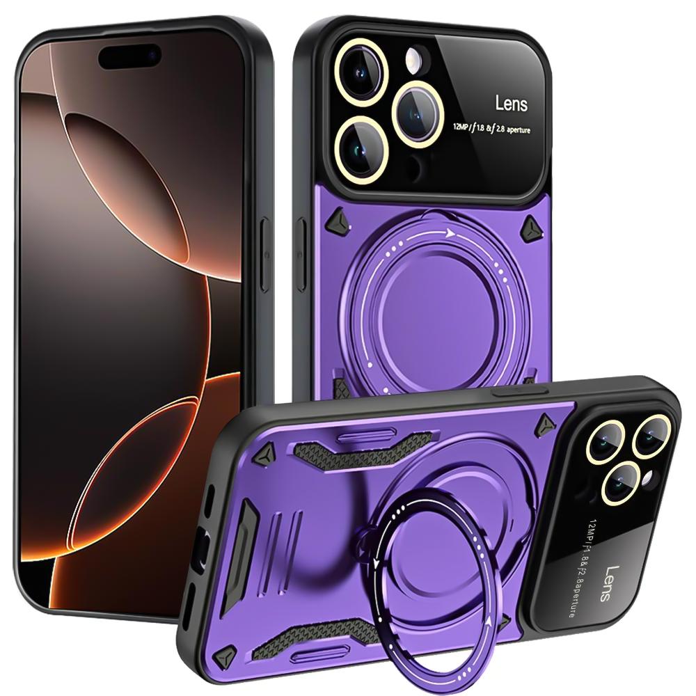 For iPhone 17 Pro Max Air Magnetic Ring Stand Cases For iPhone 16 13 12 11 Pro Max 15 14 Plus For Magsafe Shockproof Phone Cover