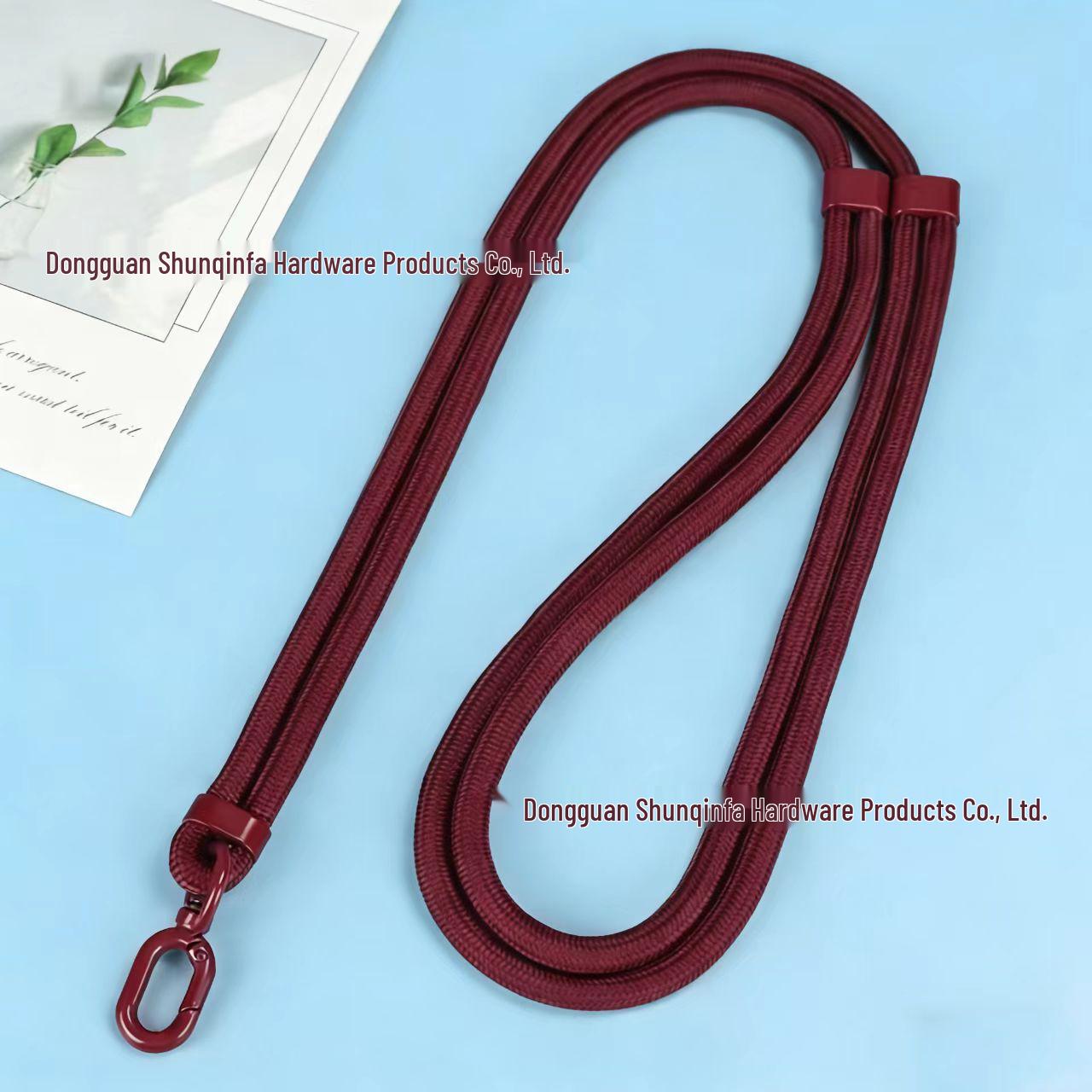 Nylon Phone Lanyard Bracelet with Adjustable Cross Strap and 7mm Rope