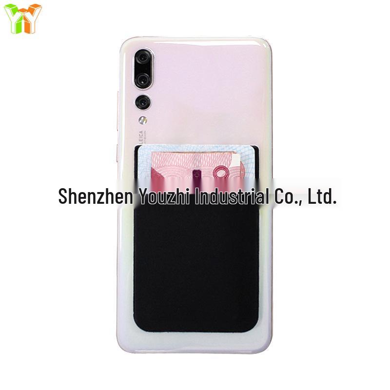 Back-Adhesive Card Holder for Phones – Compact, One-Piece Design for Credit & Bank Cards