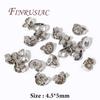 50Pcs/Lots Ear Locking For Studs Earing Plug 14K Gold Plated Earring Backs Stopper Supplies For Jewelry,DIY Earring Accessories