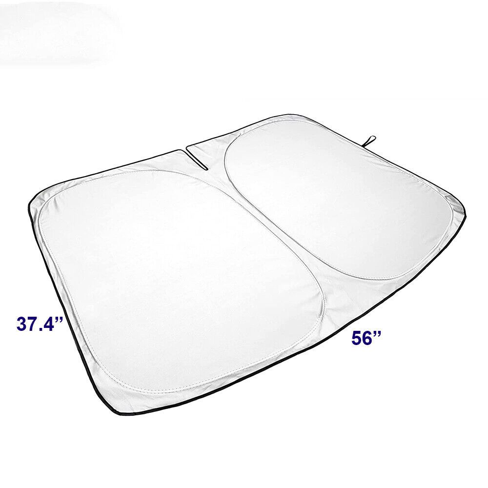 Pro Tes-la Model Y Model 3 Sluneční clona na čelní sklo, Skládací sluneční clona na přední okno Plný kryt, Ochrana proti teplu a UV záření25 Příslušenství