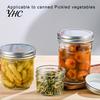 Multifunctional Food Container 300/400/500/650ML Glass Sealed Jar with Screw Airtight Lid Large Capacity Clear Fruit Diameter Jam Dry Goods Nuts Grain