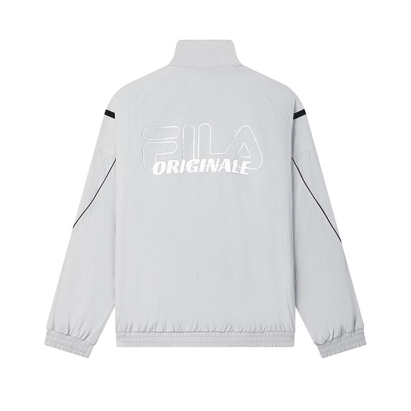 New FILA Woven Coat Men's Imitation Vintage Gray F11M519712FGY