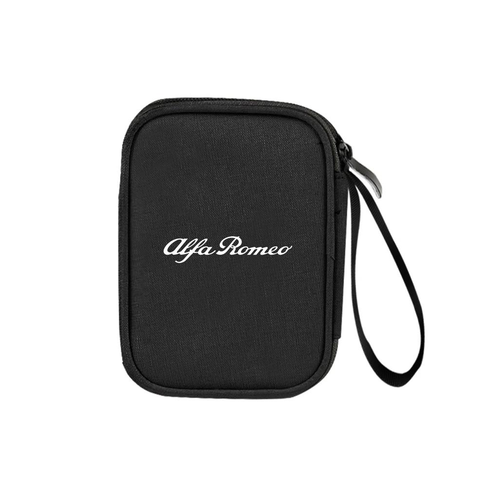 Bildekaler För Alfa Romeo 1 st Bil digitala Tillbehör Förvaringsväska USB-kabel Förvaringslåda För Alfa Romeo Giulietta GT 159 147 156 M
