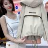 Spring Autumn 2025 Women's Petite Windbreaker: Stylish High-End Jacket
