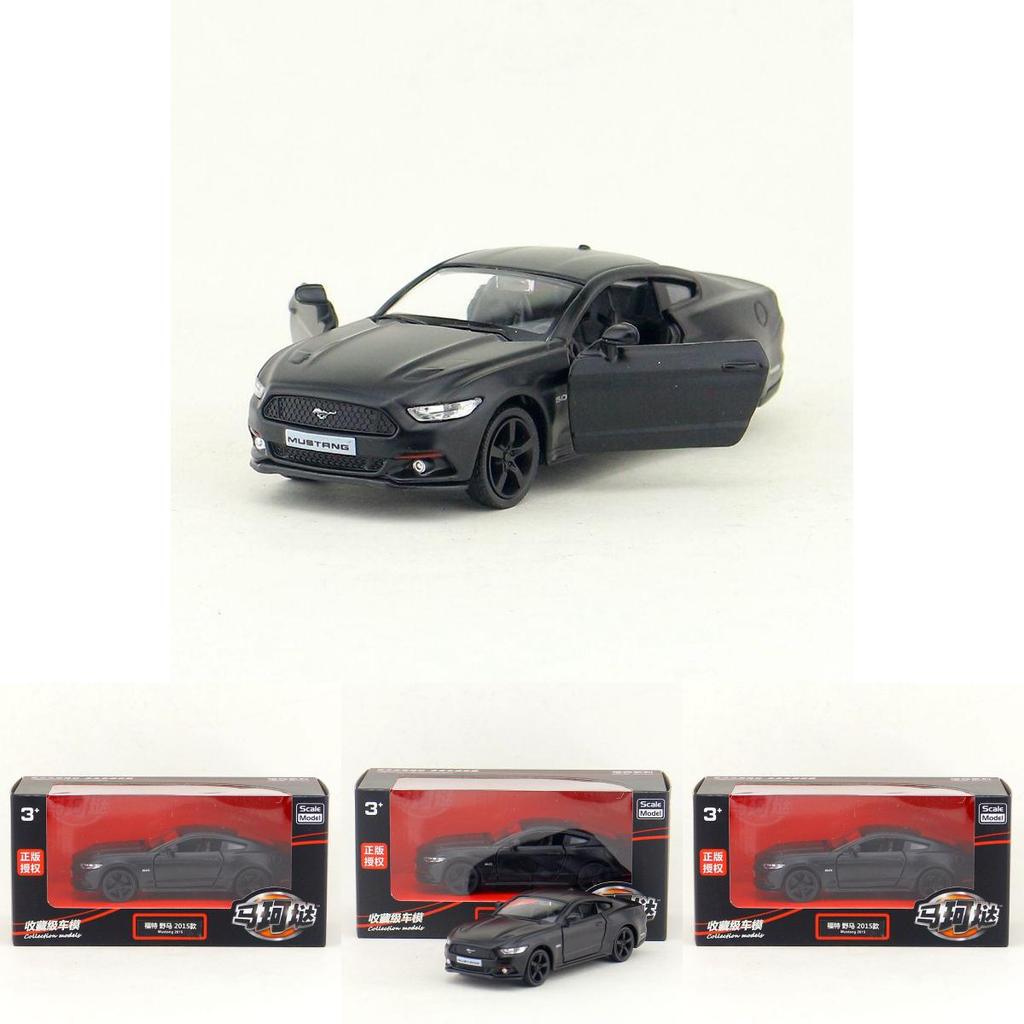 Alloy Car Model For Ford Mustang With Inertia Control And Open Window Display Box