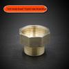 Copper Reducing Threaded Coupling Adapter for Male/Female: 1/2", 3/8", 1/4", 1/8" Connector