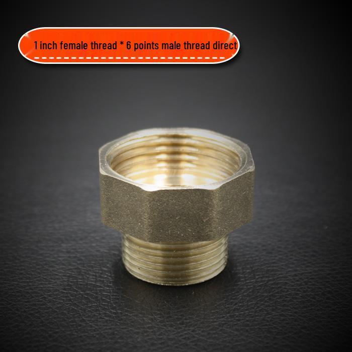 Copper Reducing Threaded Coupling Adapter for Male/Female: 1/2", 3/8", 1/4", 1/8" Connector