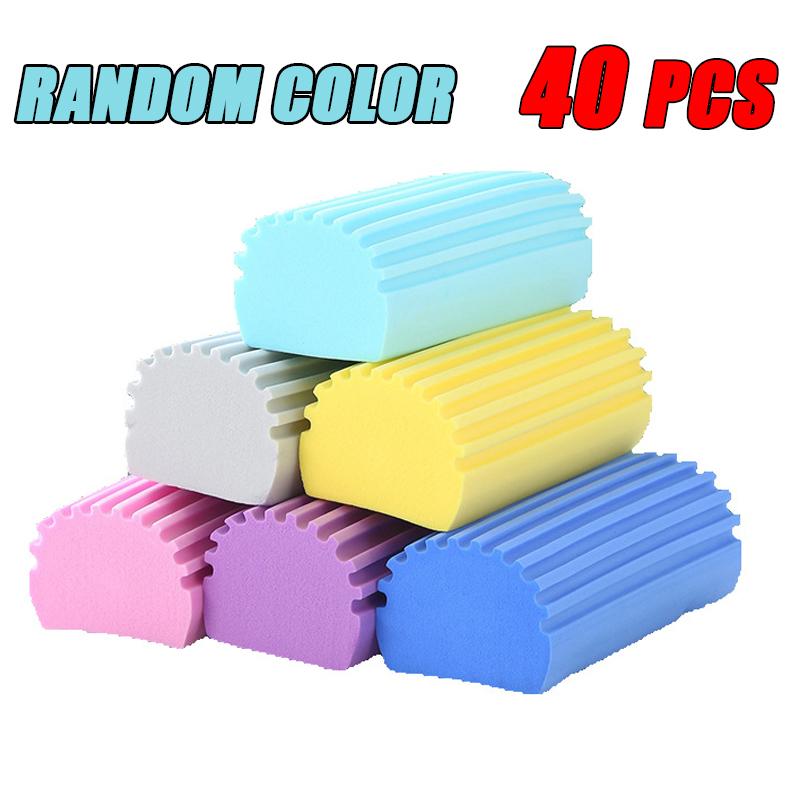 1-40PCS High Absorption Cleaning Sponge All Purpose Dust Removal Tool for Blinds Window Glass Tiles Bathroom Scrub Brush Clean