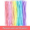 100-Pack Eco-Friendly Glitter Pipe Cleaners - DIY Educational Tinsel Chenille Stems for Kids