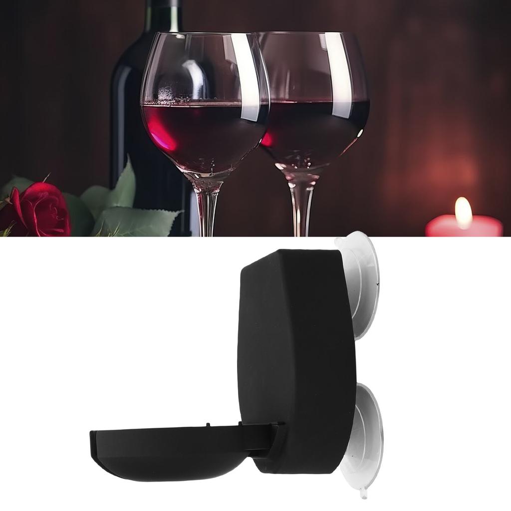 Wine Glass Holder Spker 52mm Dynamic Driver 2 Suction Cups Wireless Spker with Phone Holder