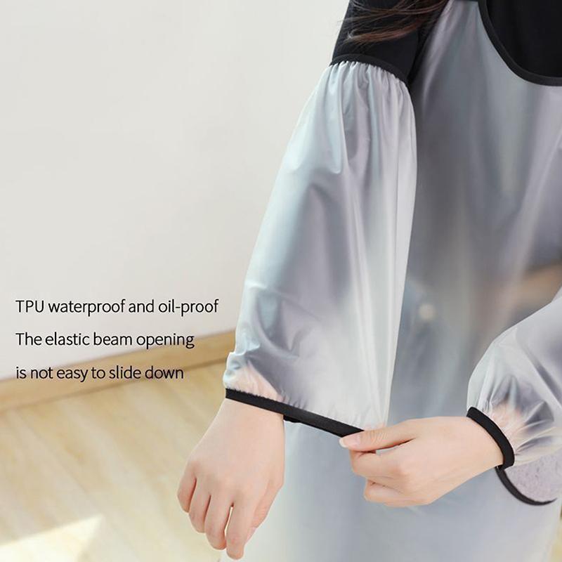 Mâneci impermeabile din Tpu, anti-murdare, pentru curățarea treburilor casnice, mâneci pentru braț, mâneci, manșetă, capac pentru braț, accesorii șorț de bucătărie