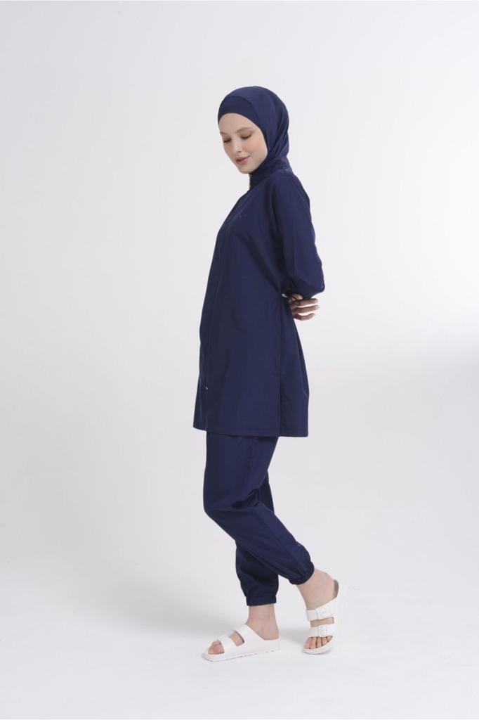 Muslimischer bescheidener islamischer Burkini-Strand-Schwimmanzug für Damen, Bademode, Hijab, Strandmode, Badeanzug 