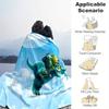 1pc Monsters University Printing Blanket - Soft, All-Season Throw for Living Room, Bedroom,Personalized Gift with Adorable Cartoon Design