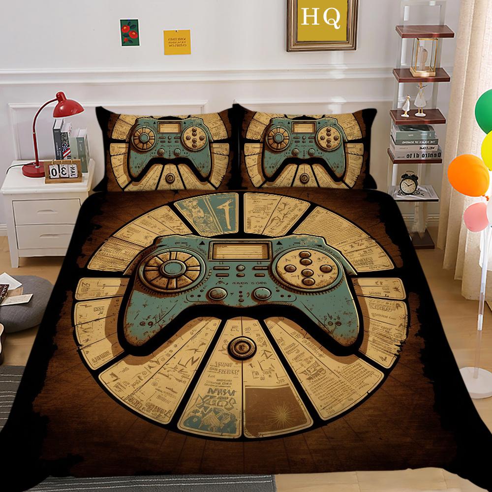 3D Game Console Printing Bedding Set Cover Bedspreads Single Size High Quality Fashion Home Textiles