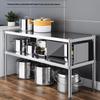 Beifu 304 Stainless Steel 2-Tier Kitchen Storage Shelf