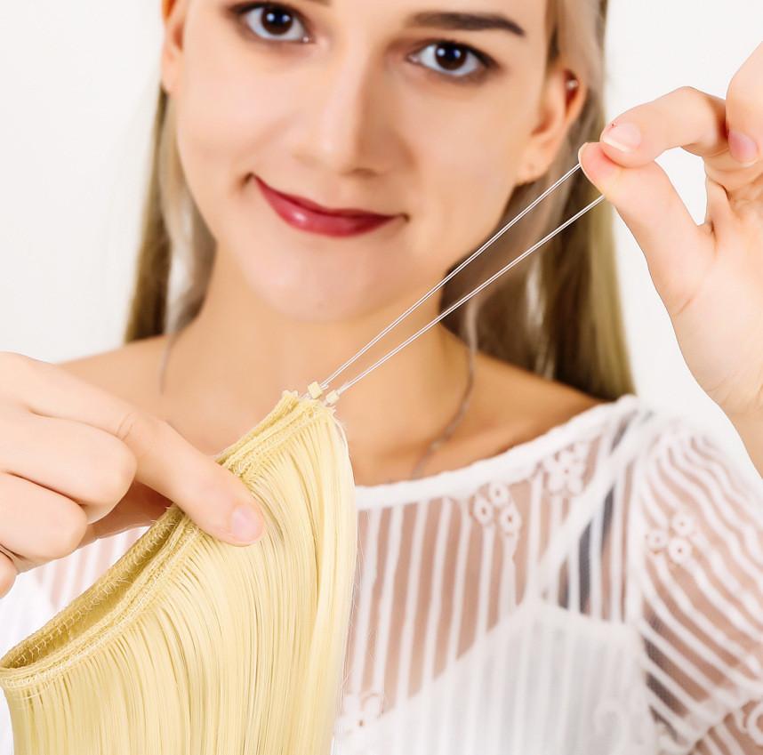 EASIHAIR Uzun Dalgalı Kıvırcık Etrafında Klip At Kuyruğu Saç Uzatma Sentetik At Kuyruğu Sahte Saç Kahverengi karışık Sarışın Yanlış Afro Hairpieces Peruk