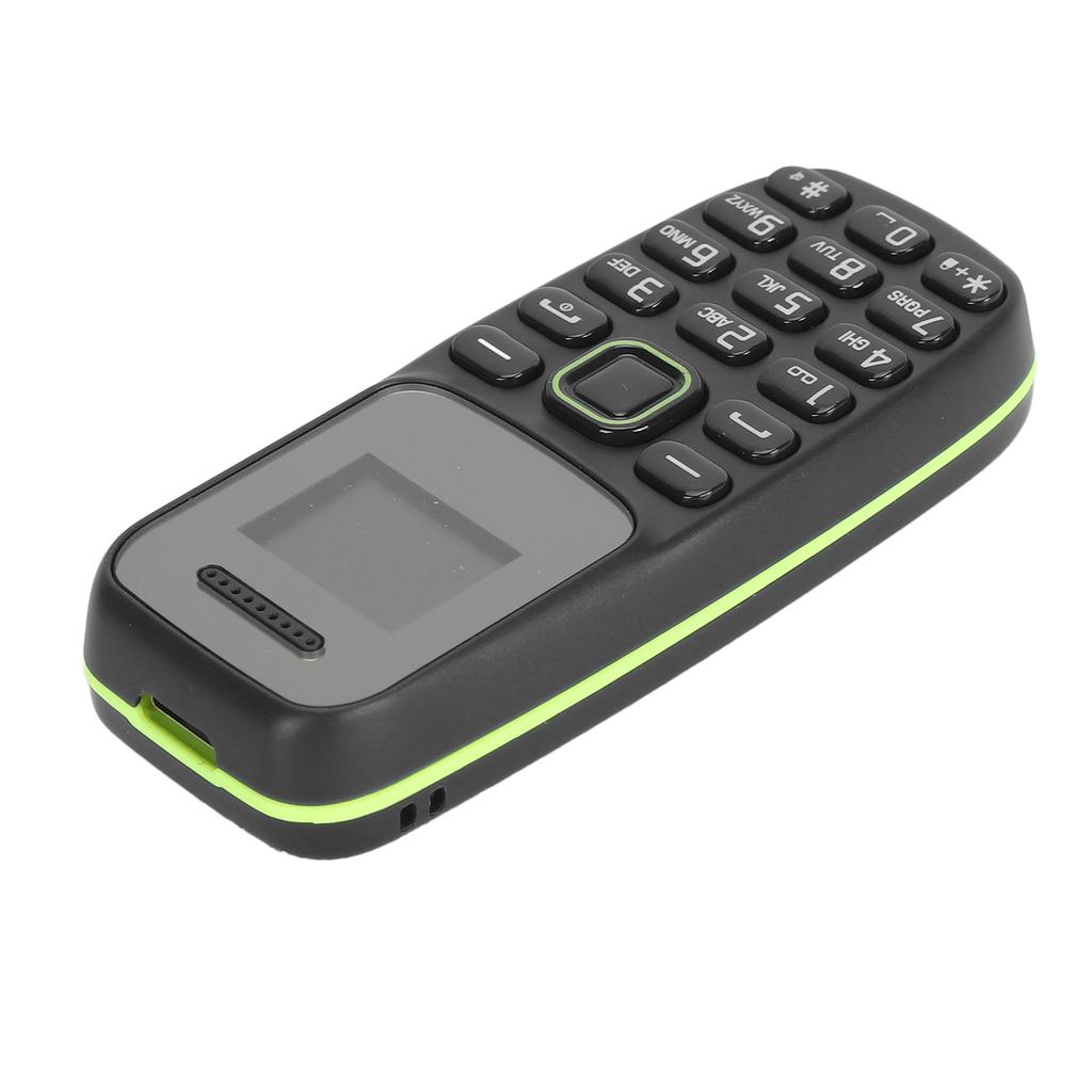 2G Phone Unlocked for Elderly 0.66 Inch Dual SIM GSM Mini Phone Music Player Bluetooth Earphone Big Button Multi