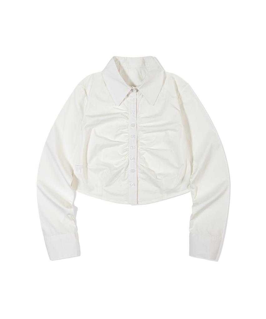 MOAA Luchid Wave Crop Shirt (White)