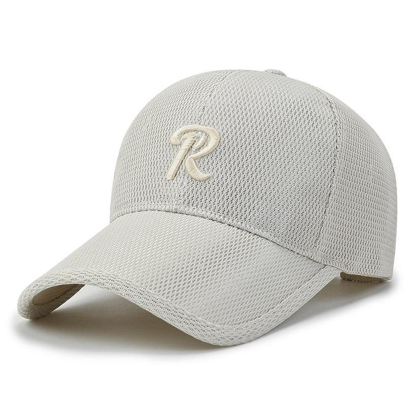 Spring Mesh Cap Embroidery Letter Gauze Baseball Cap Summer Sunshade Sports Leisure Cap Outdoor Leisure Cap adjustable